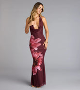 Wine And Dine Floral Open Back Maxi Dress